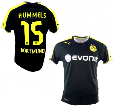 Puma Borussia Dortmund Trikot 15 Mats Hummels 2013/14 BVB Schwarz Herren M