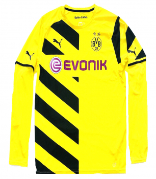 Puma Borussia Dortmund Trikot 17 Aubameyang 2014/15 matchworn langarm BVB Herren L