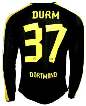 Puma Borussia Dortmund Trikot 37 Eric Durm 2013/14 BVB Schwarz Matchworn? Herren S-M 176cm