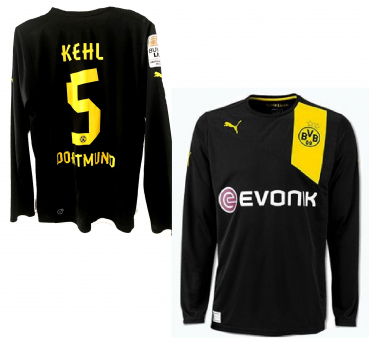 Puma Borussia Dortmund Trikot 5 Sebastian Kehl 2012/13 BVB Schwarz matchworn Herren M