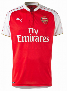 Puma FC Arsenal London jersey 11 Mesut Özil 2015/16 home Fly Emirates red men's L