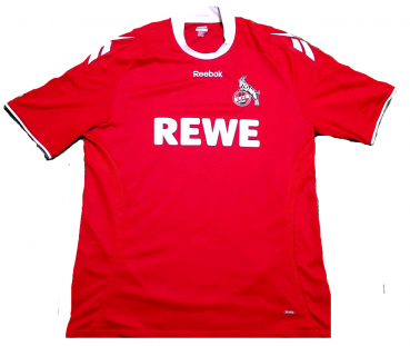 Reebok 1 FC Köln Trikot 10 Lukas Podolski, 11 Novakovic, 8 Scherz 2008/09 Rewe rot Herren M