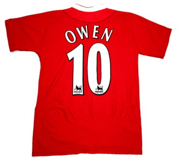 Reebok FC Liverpool Trikot 10 Michael Owen 2002-2004 Carlsberg Herren S