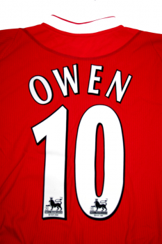 Reebok FC Liverpool Trikot 10 Michael Owen 2002-2004 Carlsberg Herren S