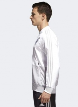 Adidas Deutschland Trainings-Jacke WM 2918 Präsentationsjacke weiß grau DFB Herren XL oder XXL