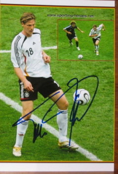 Adidas Germany jersey 18 Tim Borowski World Cup 2006 white home men's L