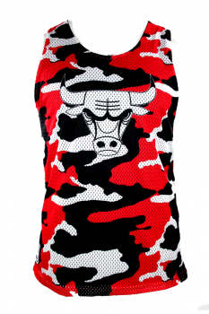 Adidas Chicago Bulls Tank Top Tanktop NBA Basketball Originals camouflage Herren M