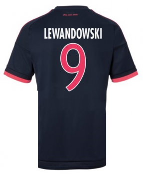 Adidas FC Bayern München Trikot 9 Robert Lewandowski 2015/16 Away 3rd Herren M oder L