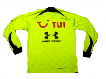 Preview: Under Armour Hannover 96 Torwart Trikot 1 Robert Enke 2008/09 matchworn grün/gelb Herren M/L