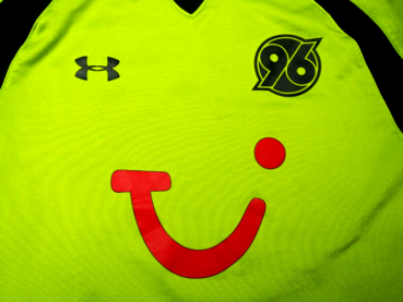 Preview: Under Armour Hannover 96 Torwart Trikot 1 Robert Enke 2008/09 matchworn grün/gelb Herren M/L