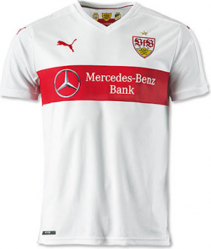 Puma VfB Stuttgart Trikot 15 Kevin Großkreutz 2015/16 Mercedes Benz Bank weiß Herren S