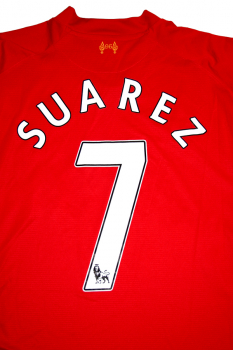 Warrior FC Liverpool Trikot 7 Luis Suárez 2013/14 Heim Herren XXL/2XL