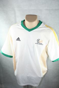 Adidas Südafrika Trikot WM 2002 Heim weiß Herren L (Holz)