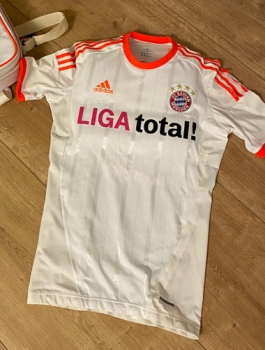 Adidas FC Bayern München Trikot Techfit 7 Franck Ribery 2012/13 Away weiß Herren L (B-Ware)