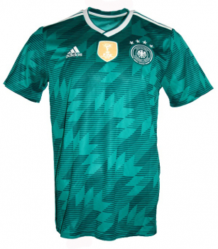 Adidas Deutschland Trikot WM 2018 Auswärts Grün DFB 4 Sterne Herren S/M/L/XL/XXL