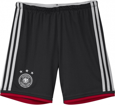 Adidas Deutschland Trikothose Hose Shorts WM 2014 schwarz - rot auswärts away DFB Herren M oder L