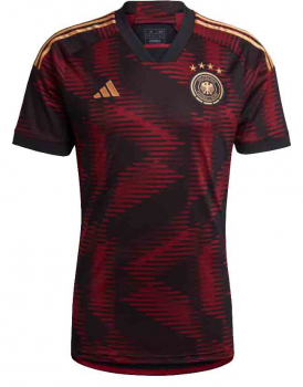 Adidas Alemania camiseta Copa del Mundo 2022 negro oro senor M