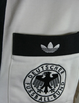 Adidas Deutschland Trainingsjacke WM 1974 DFB retro oldschool weiß Jacke Trikot Herren M
