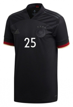 Adidas Deutschland Trikot 13 Thomas Müller Euro 2020 DFB Auswärts schwarz Herren M