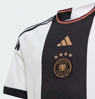 Adidas Deutschland Trikot 13 Thomas Müller WM 2022 heim weiß DFB 4 Sterne Herren S, M, L oder XL