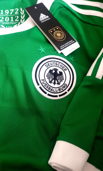 Adidas Deutschland Trikot 13 Thomas Müller Euro 2012 auswärts away DFB grün neu Herren XL