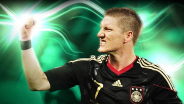 Adidas Deutschland Trikot 7 Bastian Schweinsteiger WM 2010 Schwarz Auswärts away DFB Herren M