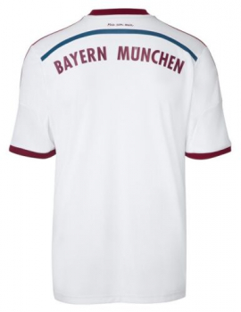 Adidas FC Bayern München Trikot 2014/15 Auswärts weiß Herren 2XL / XXL