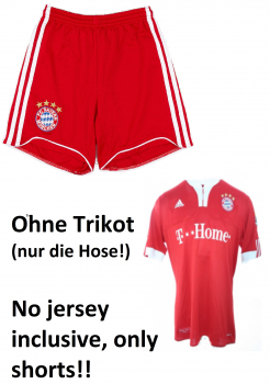 Adidas FC Bayern München Trikothose 2009/10 rot clima365 T-mobile Herren XL