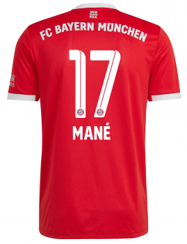 Adidas FC Bayern München Trikot 17 Sadio Mane 2022/23 heim rot Herren L