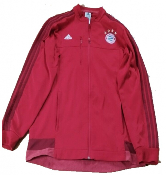Adidas FC Bayern München Trainingsjacke 2015/16 rot pre match anthem Herren L