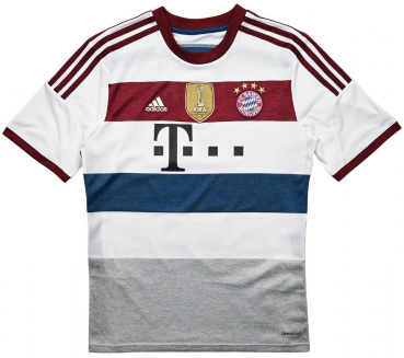 Adidas FC Bayern Munich jersey 3 Xabi Alonso 2014/15 away white men's M (b-stock)