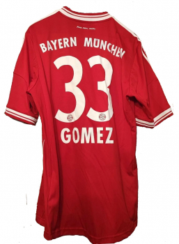 Adidas FC Bayern Munich jersey 33 Mario Gomze 2012/2013 2013/14 red men's M
