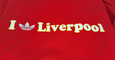 Adidas FC Liverpool camiseta I love Liverpool rojo retro 80's Originals senor S