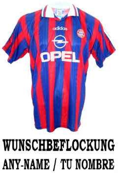 Adidas FC Bayern München Trikot 1995 1996 1997 7 Scholl 9 Papin 10 Matthäus Opel heim Herren XS, S,M,XL oder 2XL/XXL