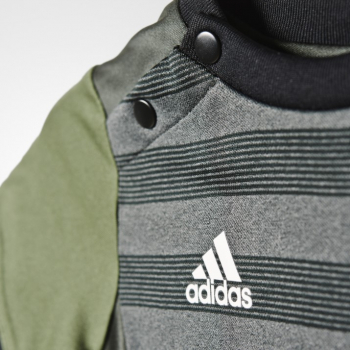 Adidas Deutschland Trikot Euro 2016 auswärts grau schwarz + Hose DFB 4 Sterne Minikit Baby Kind 68