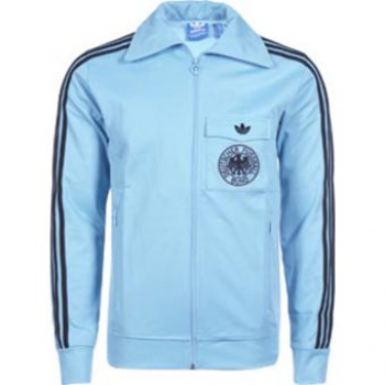 Adidas Deutschland Trainings-Jacke WM 1974 Originals TT Blau DFB NEU Herren M