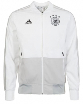 Adidas Deutschland Trainings-Jacke WM 2918 Präsentationsjacke weiß grau DFB NEU Herren M oder L