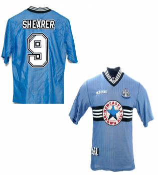 Adidas Newcastle United Trikot 9 Alan Shearer 1996/97 Brown Ale Herren XL