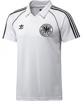 Adidas Alemania camiseta 5 Franz Beckenbauer copa del mundo 1974 DfB blanco señor M, L o XL