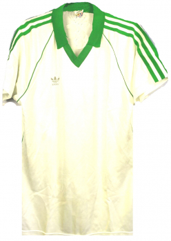 Adidas VFL Wolfsburg Trikot 1982/83 vintage retro Rl Nord weiß grün DFB Deutschland Herren L (7/8)