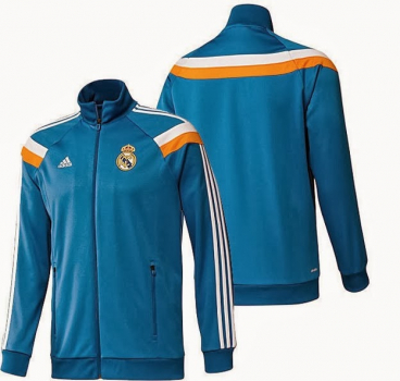 Adidas Real Madrid Trainngs-Jacke Anthem Track Top Performance Blau Herren L
