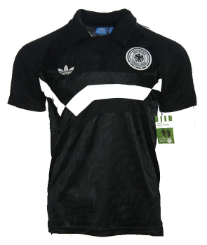 Adidas Originals Deutschland Trikot T-shirt 1990 schwarz away DFB Herren L oder XL