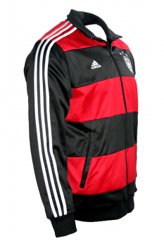 Adidas Deutschland Jacke 2014 Away Schwarz Rot TT DFB Neu Herren 2XL/XXL