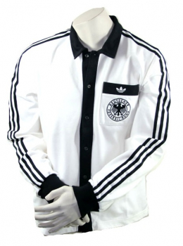 Adidas Deutschland Trainingsjacke WM 1974 DFB retro oldschool weiß Jacke Trikot Herren M