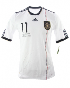 Adidas Germany Jersey 11 Miroslav klose 2010 Home DfB white men's XL & 176cm