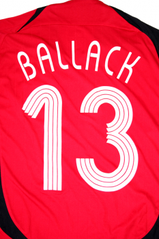 Adidas Germany jersey 13 Michael Ballack 2006 red away kids 128 cm