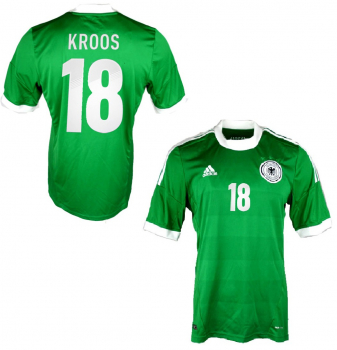 Adidas Deutschland Trikot 18 Toni Kroos Euro 2012 auswärts DFB grün Herren M