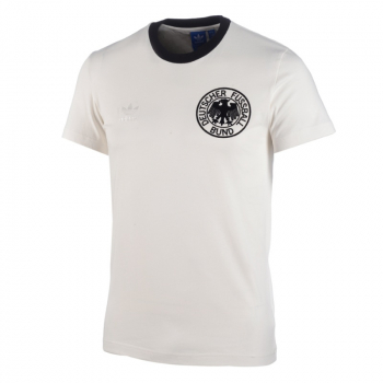Adidas Originals Deutschland Trikot WM 1974 Weltmeister 74 DFB weiß T-Shirt Herren M