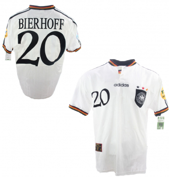 Adidas Deutschland Trikot 20 Oliver Bierhoff 1996 Euro 96 Matchworn DfB Herren S, L oder XXL