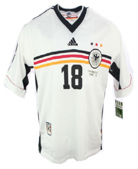 Adidas Deutschland Trikot 18 Jürgen Klinsmann WM 1998 Home DFB Herren L/XL